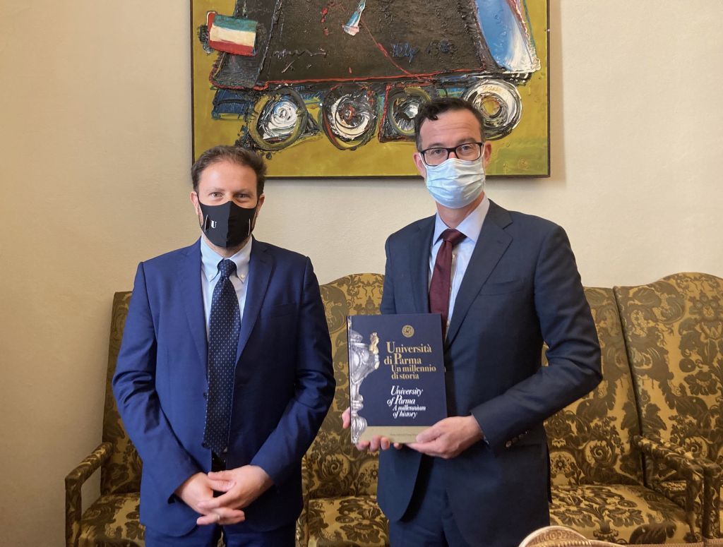 Il Console USA per la Stampa e la Cultura in visita all’Università di Parma
