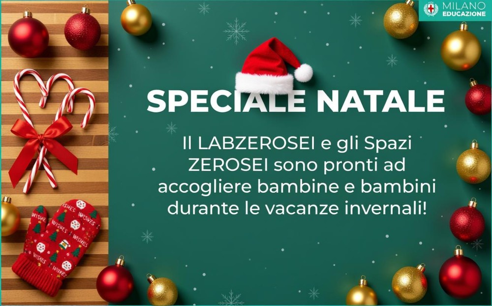 Labzerosei e Spazi Zerosei aperti fino a gennaio – laboratori e attività gratuite per bambini 0–6 anni