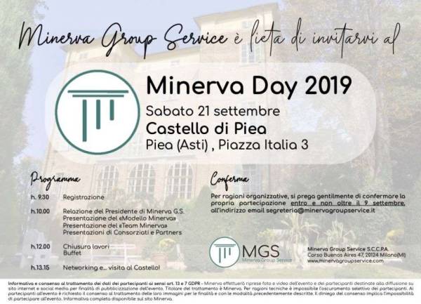 Minerva Day 2019 al Castello di Piea