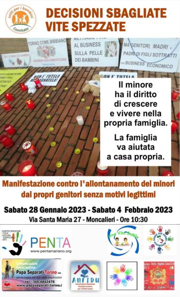 ANFIDU: Manifestazione per i bambini strappati